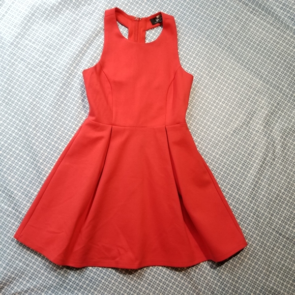Lulus Dresses & Skirts - LuLu's beautiful A line pleated waist red dress